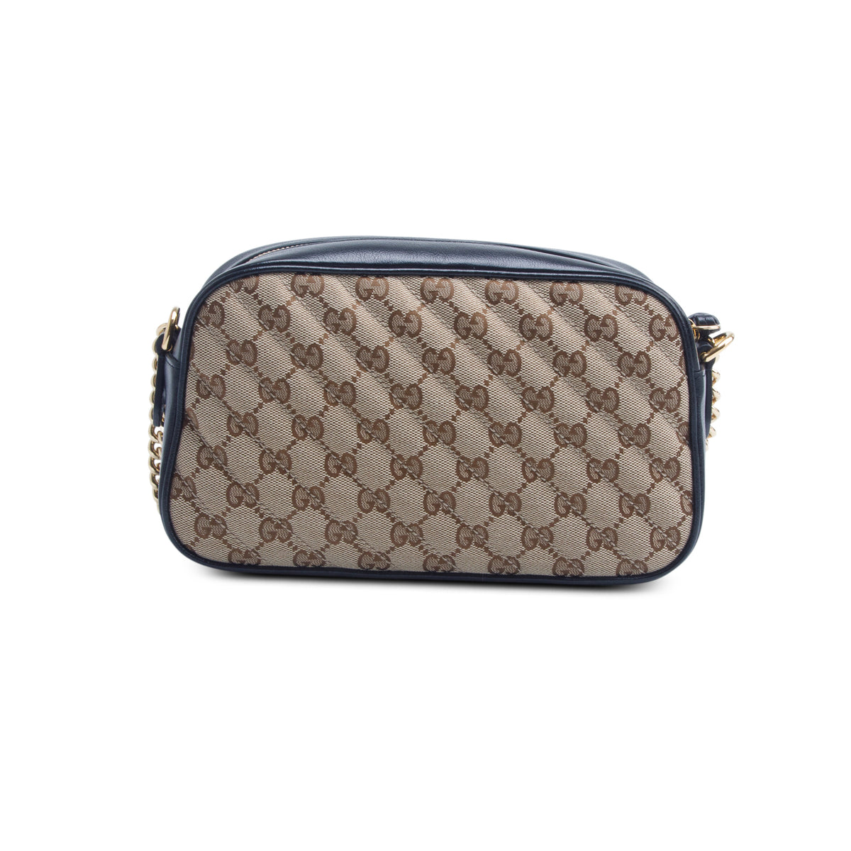 Gucci GG Canvas Marmont Matelasse Small Shoulder Bag