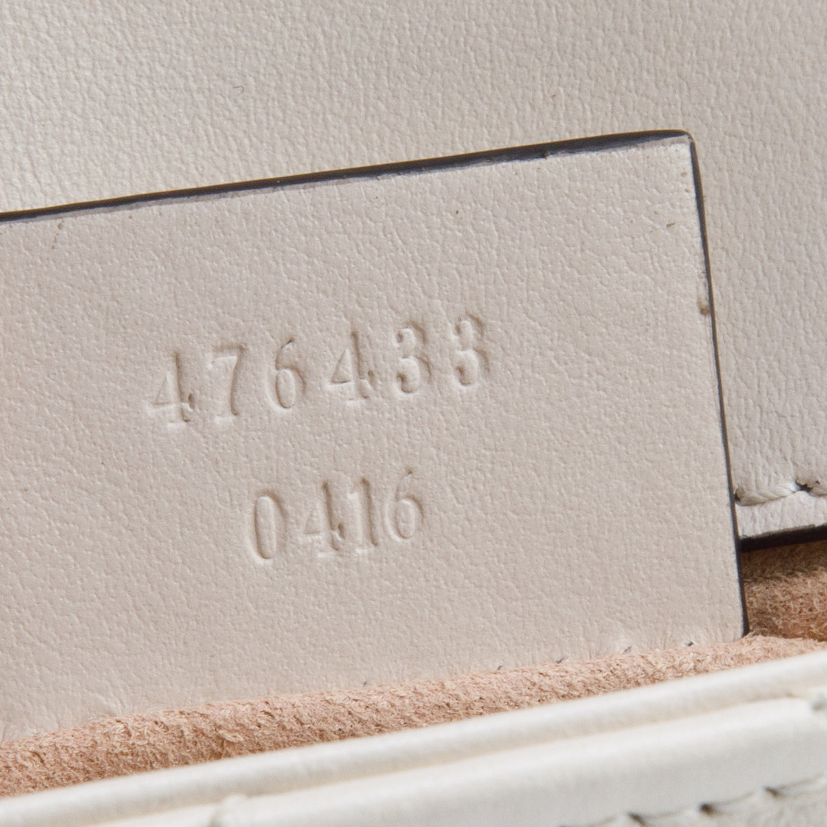 Gucci Cream GG Marmont Matelasse Leather Super Mini Bag