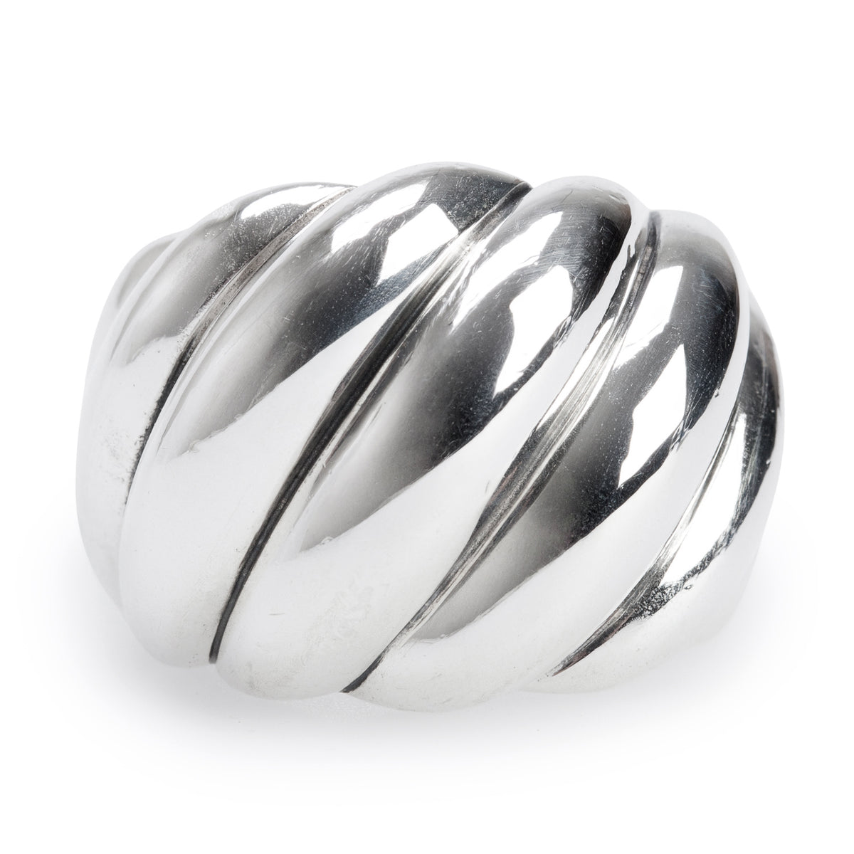 David Yurman Sterling Silver Sculpted Cable Ring, Size 7
