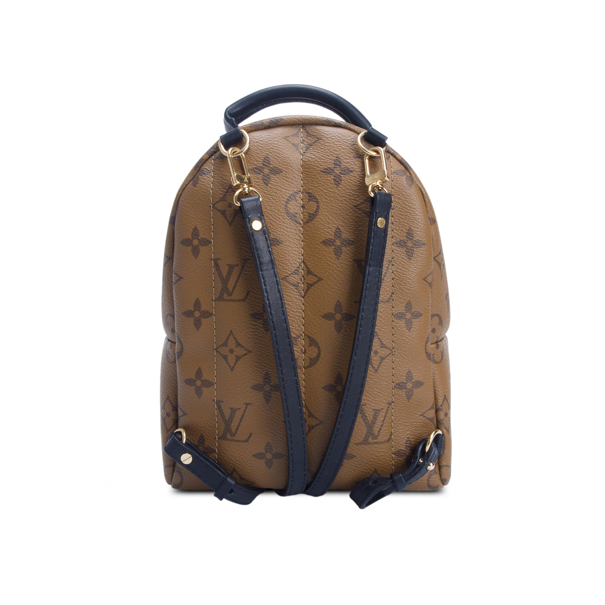 Louis Vuitton Brown Reverse Monogram Palm Springs Backpack Mini w/ Straps