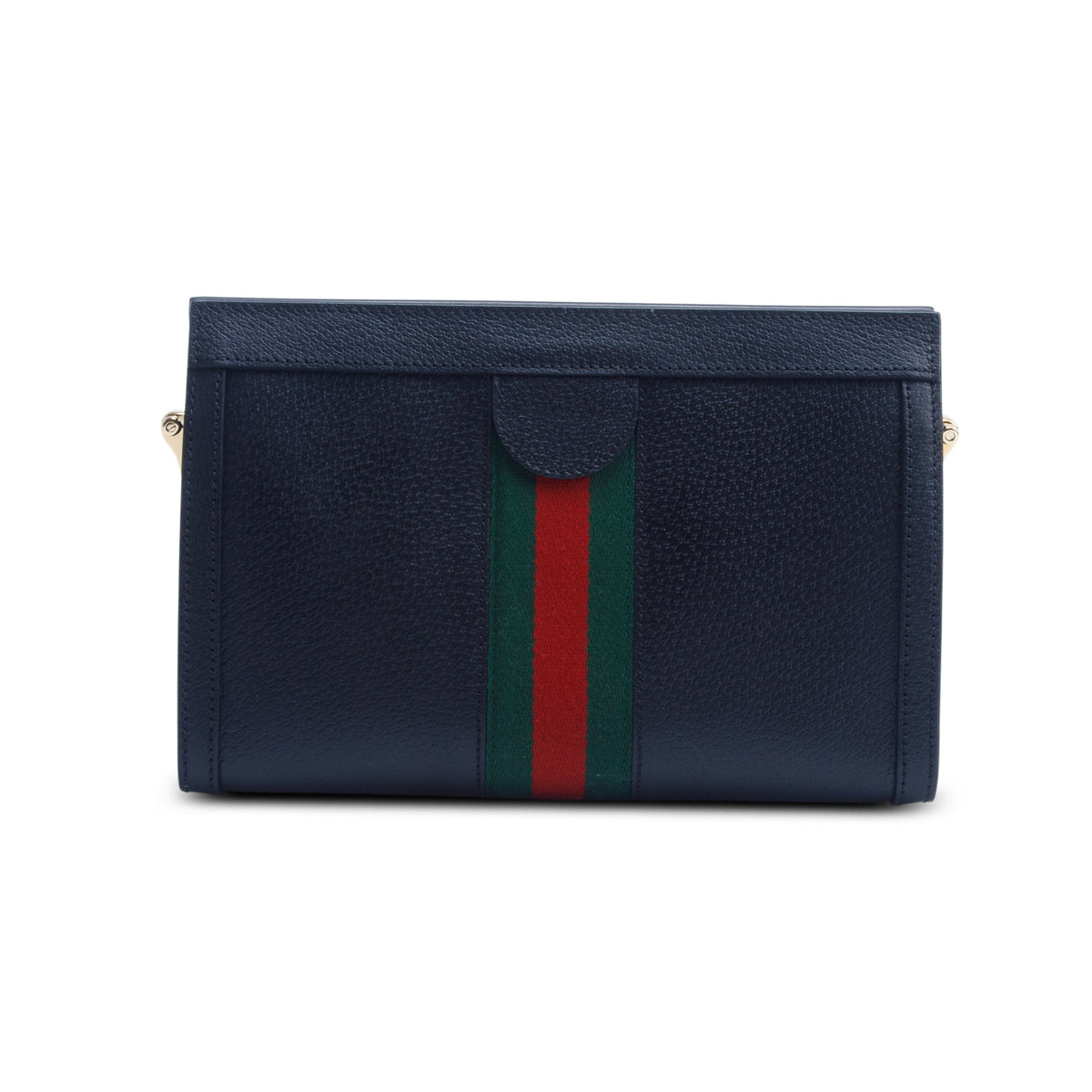 Gucci Calfskin GG Web Small Ophidia Chain Shoulder Bag w/ Box