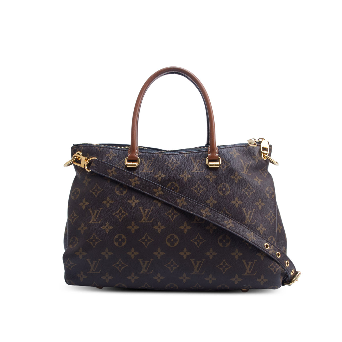 Louis Vuitton Monogram Pallas Tote w/ Strap