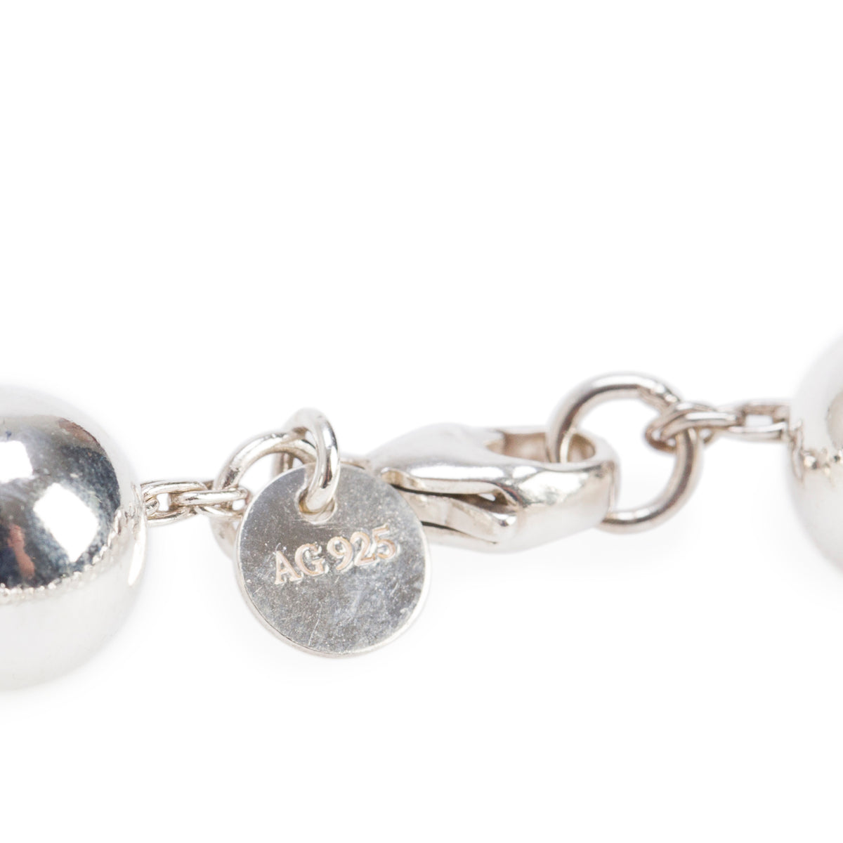 Tiffany & Co. Sterling Silver 10 MM HardWear Ball Bracelet