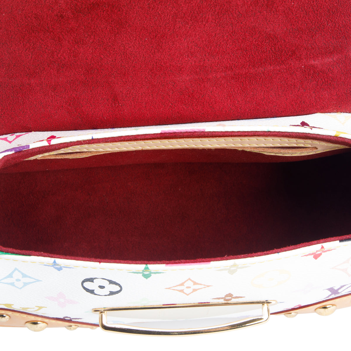 Louis Vuitton White Multicolor Monogram Marilyn Shoulder Bag