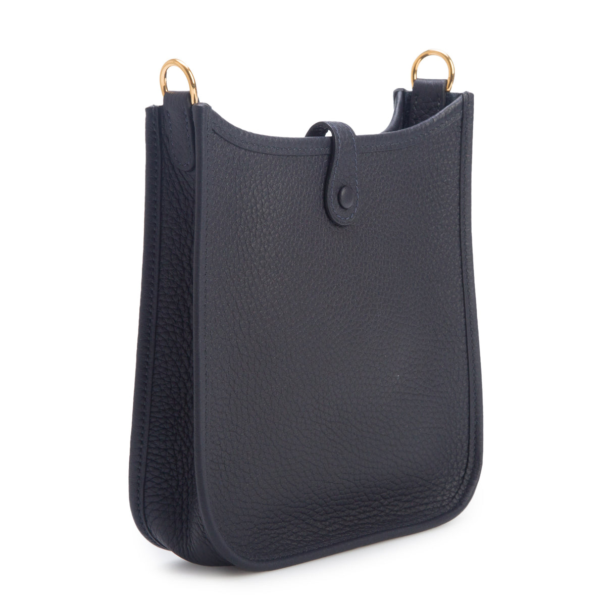 Hermes 2023 Bleu Nuit Taurillon Clemence Amazone Evelyne TPM 16 w/ Box