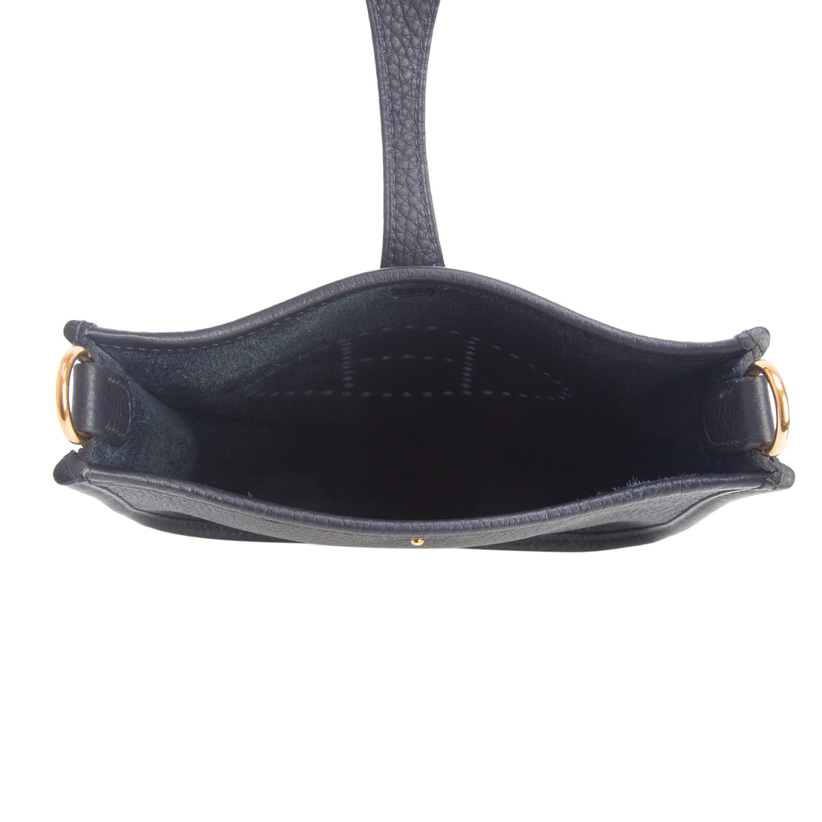 Hermes 2023 Bleu Nuit Taurillon Clemence Amazone Evelyne TPM 16 w/ Box