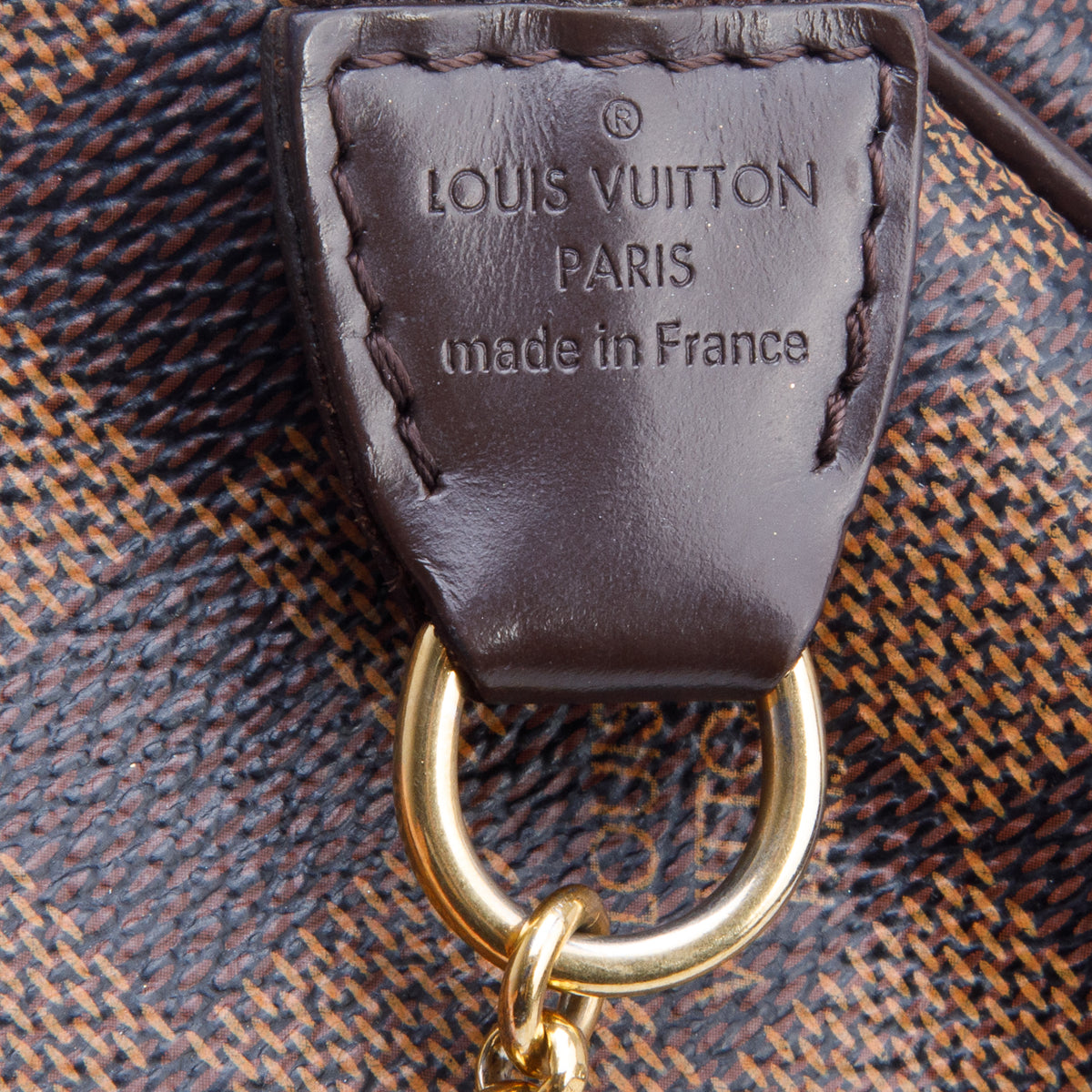 Louis Vuitton Damier Ebene Eva Clutch w/ Straps