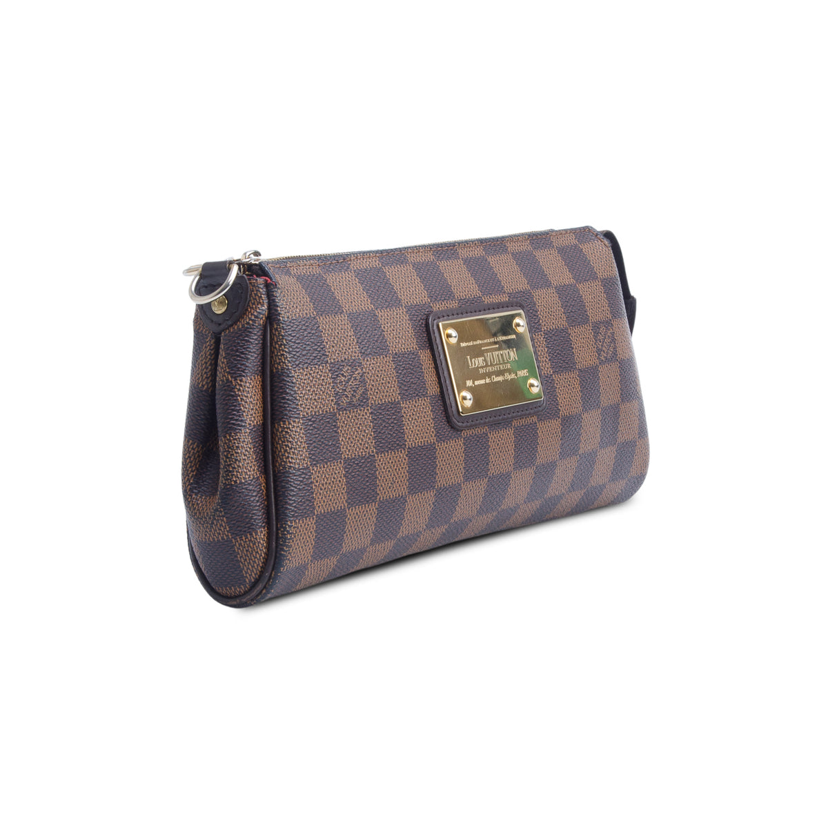 Louis Vuitton Damier Ebene Eva Clutch w/ Straps