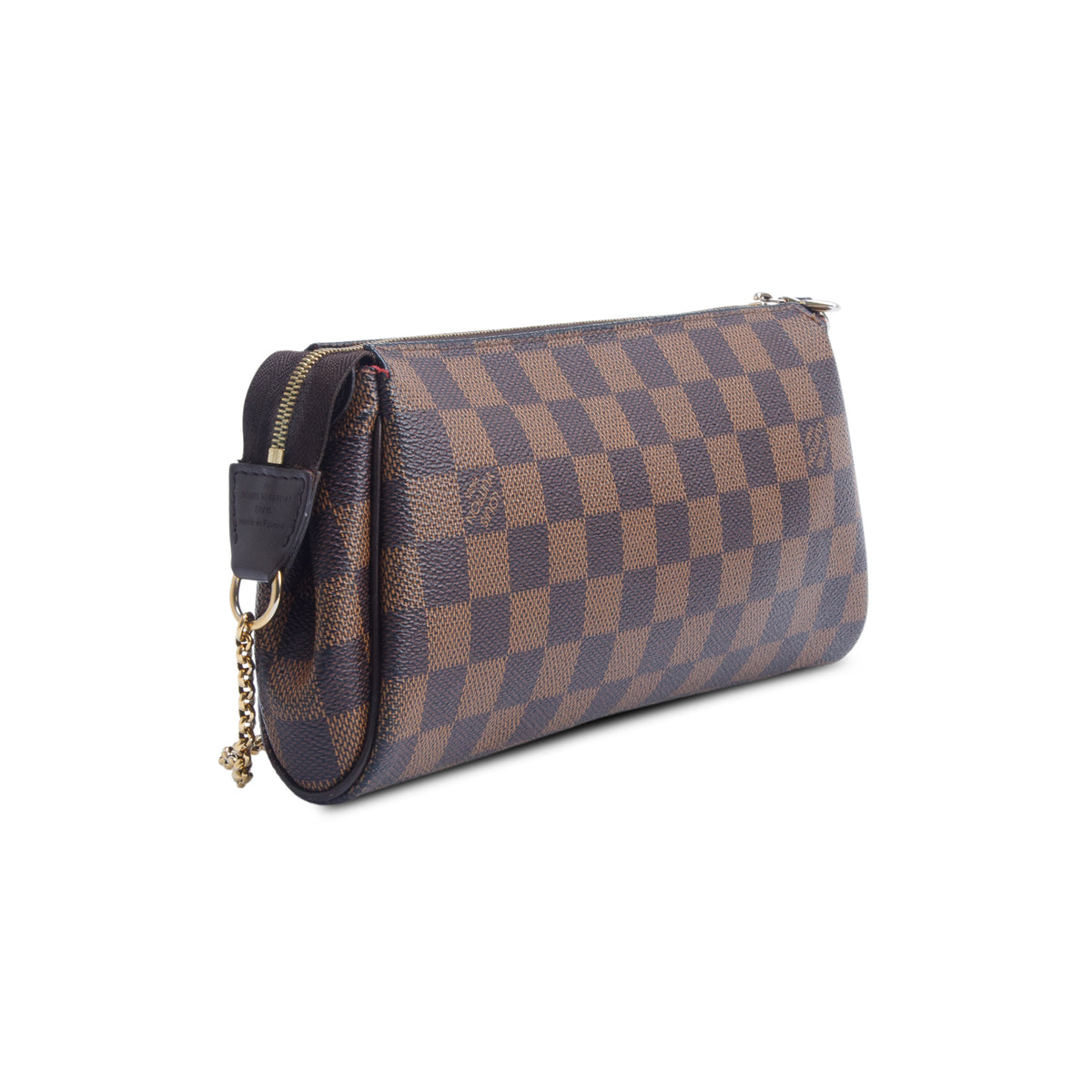 Louis Vuitton Damier Ebene Eva Clutch w/ Straps