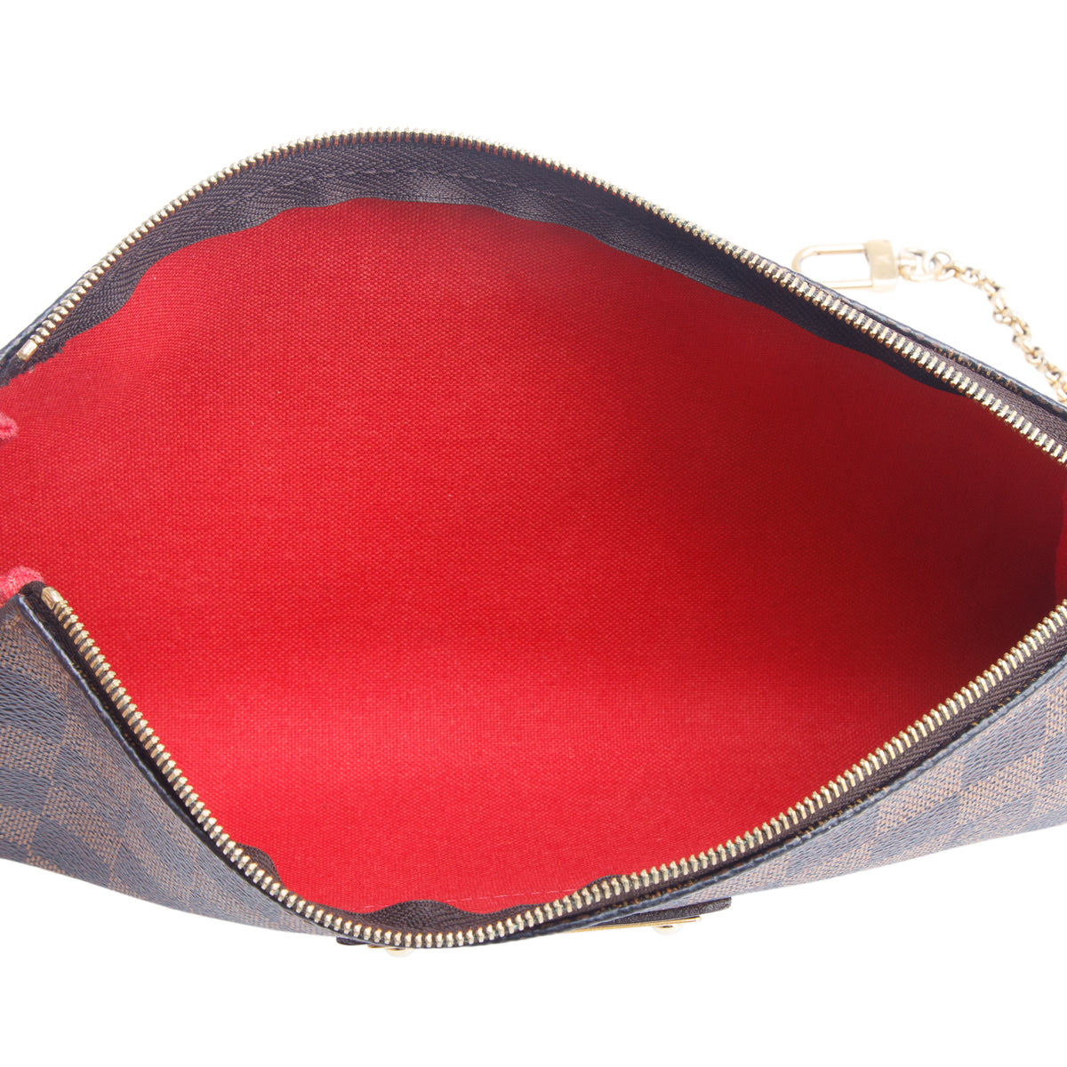 Louis Vuitton Damier Ebene Eva Clutch w/ Straps