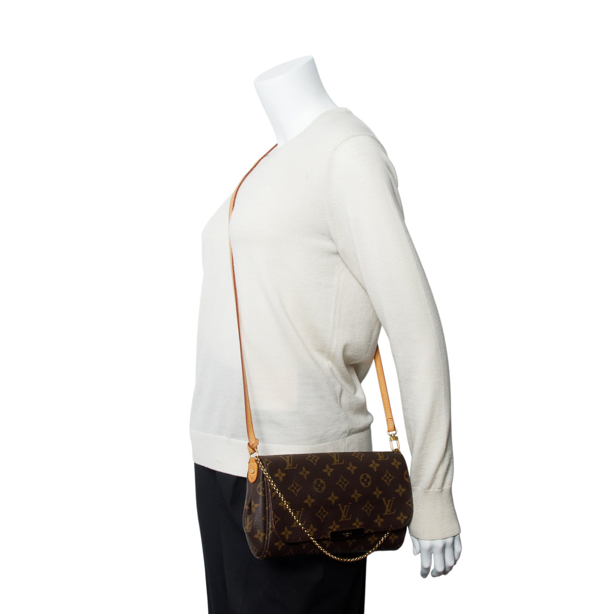 Louis Vuitton Monogram Favorite MM w/ Box, Straps & Receipt