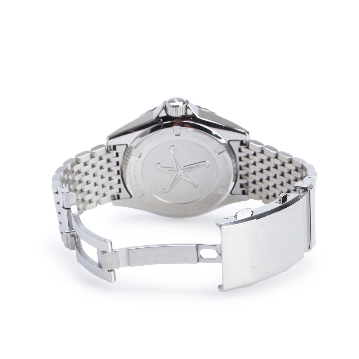 Mido Stainless Steel Ocean Star Tribute 40.5 MM Automatic Watch Blue Dial w/ Box & Papers