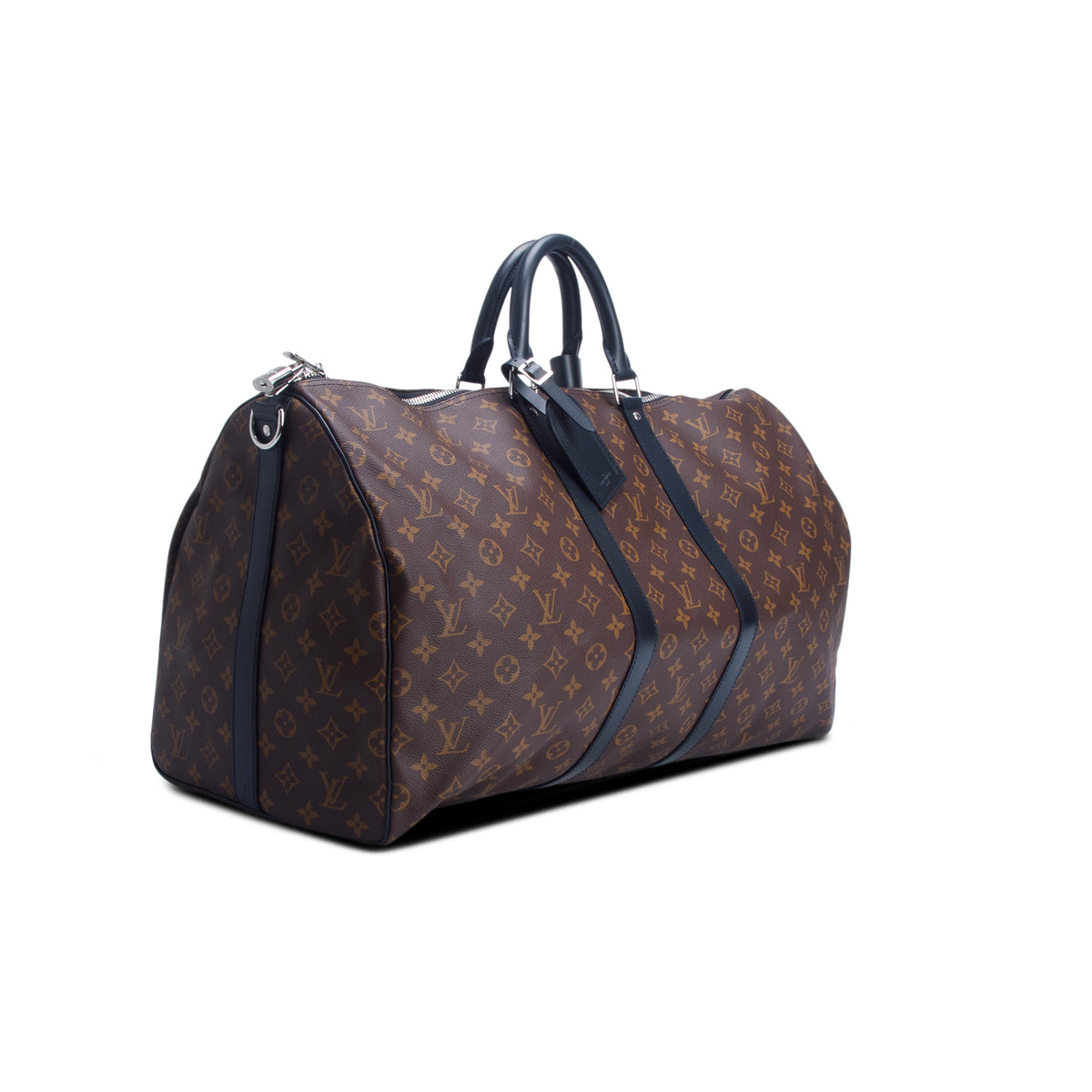 Louis Vuitton Monogram Macassar Keepall Bandouliere 55 w/ Strap
