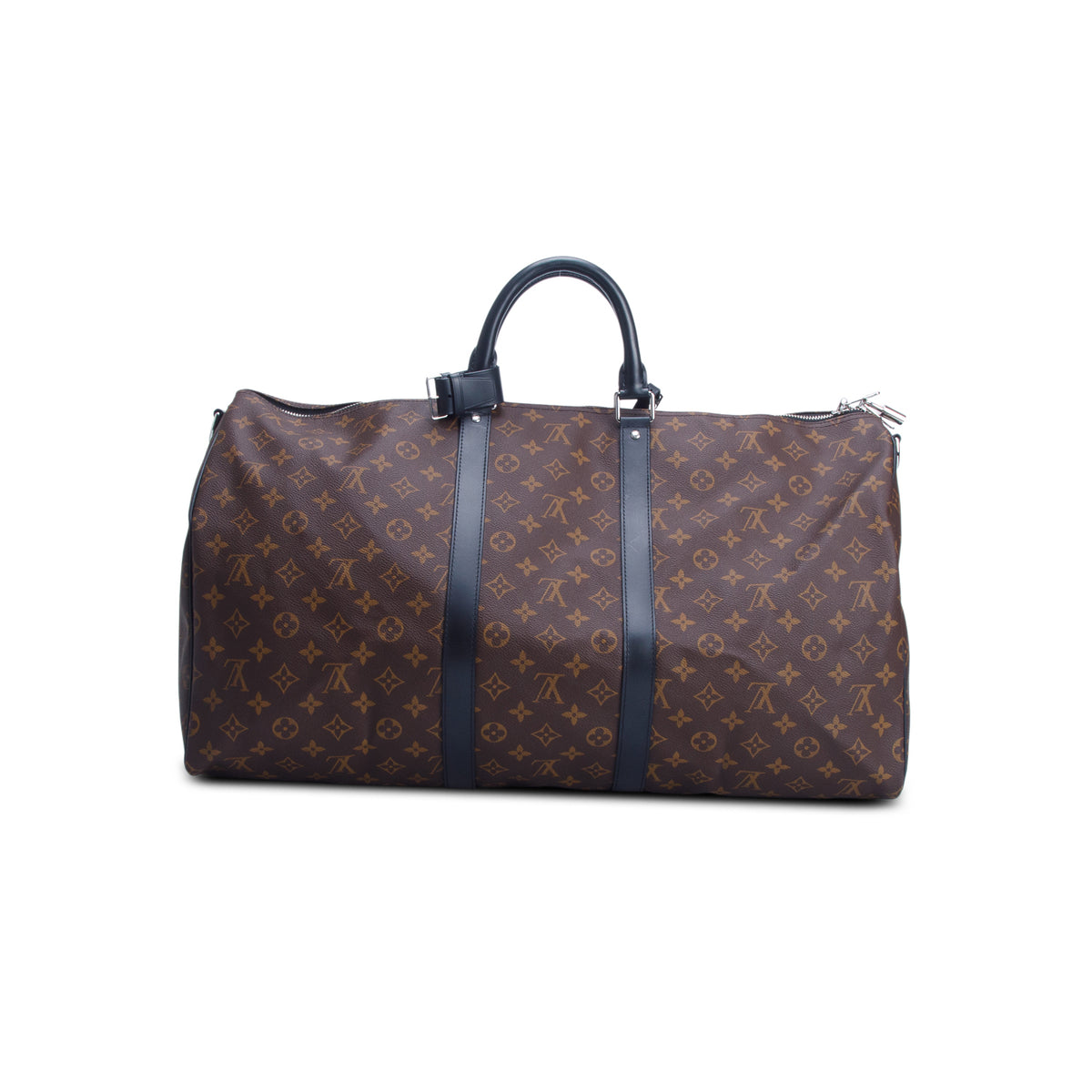 Louis Vuitton Monogram Macassar Keepall Bandouliere 55 w/ Strap