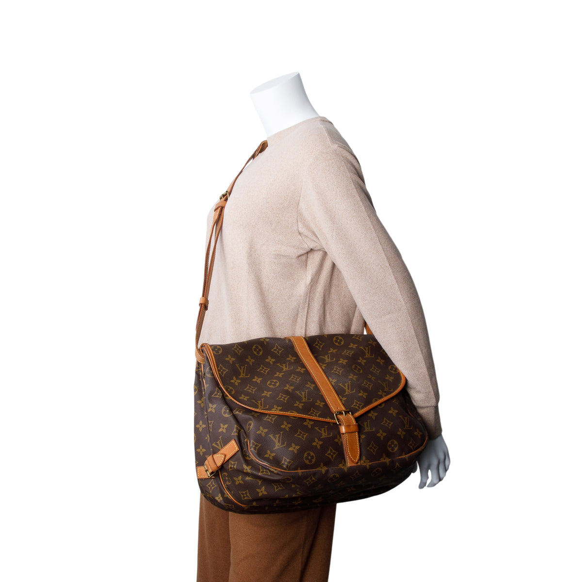 Louis Vuitton Vintage Monogram Saumur 35