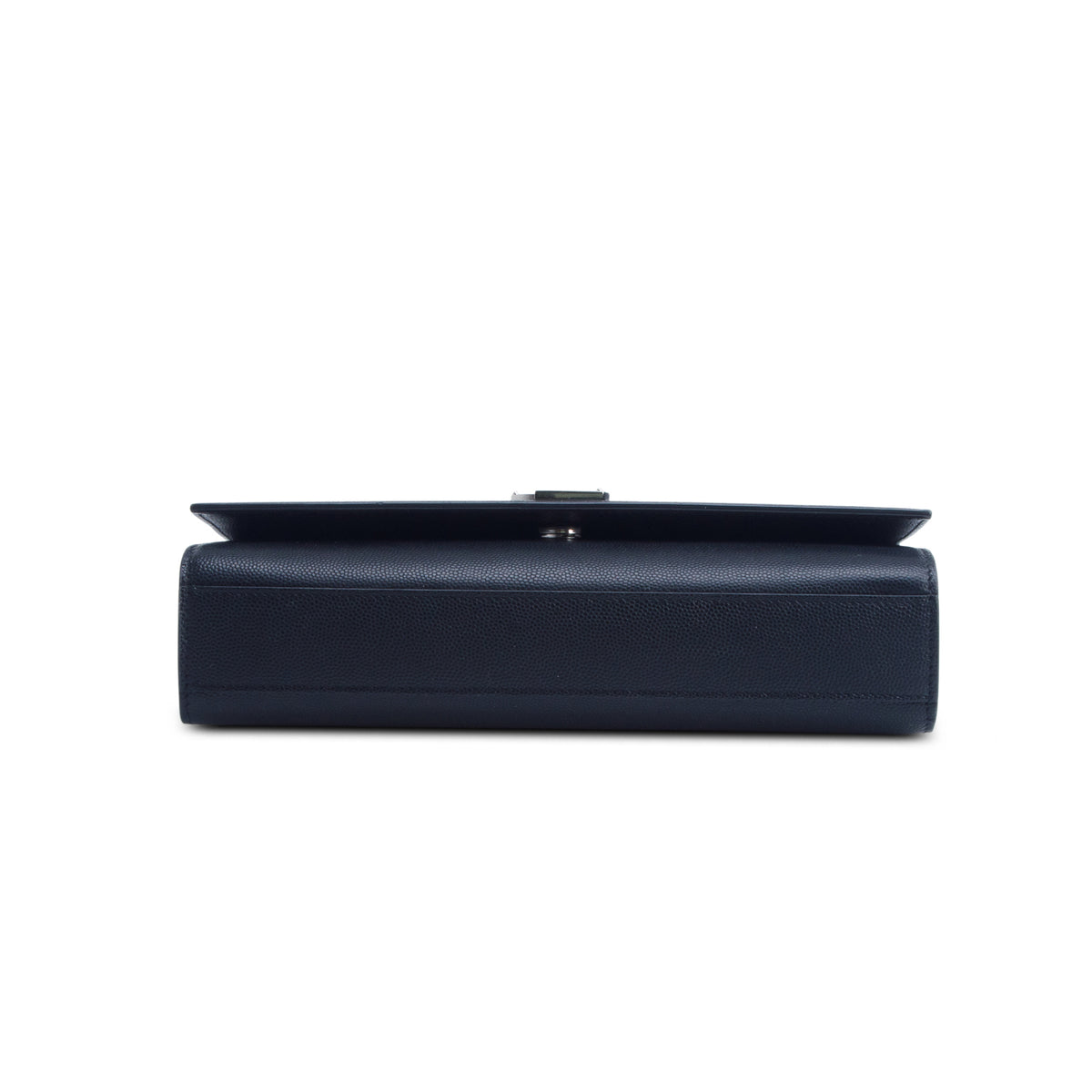 Saint Laurent 2021 Black Grain De Poudre Medium Kate Bag