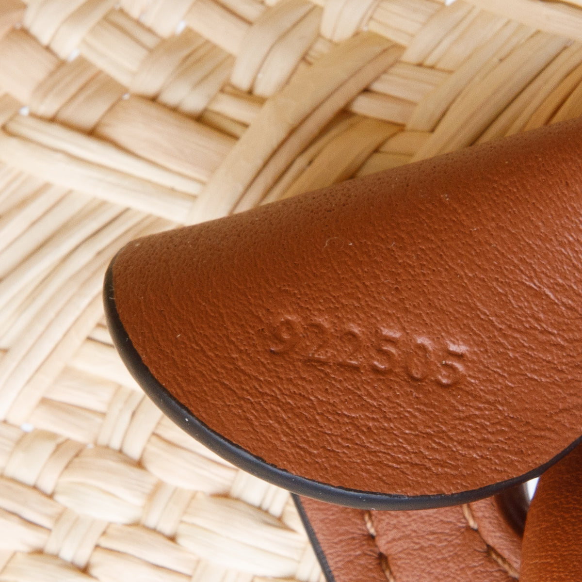 Loewe Naturel Calfskin Raffia Paulas Ibiza Medium Anagram Basket Tote Bag