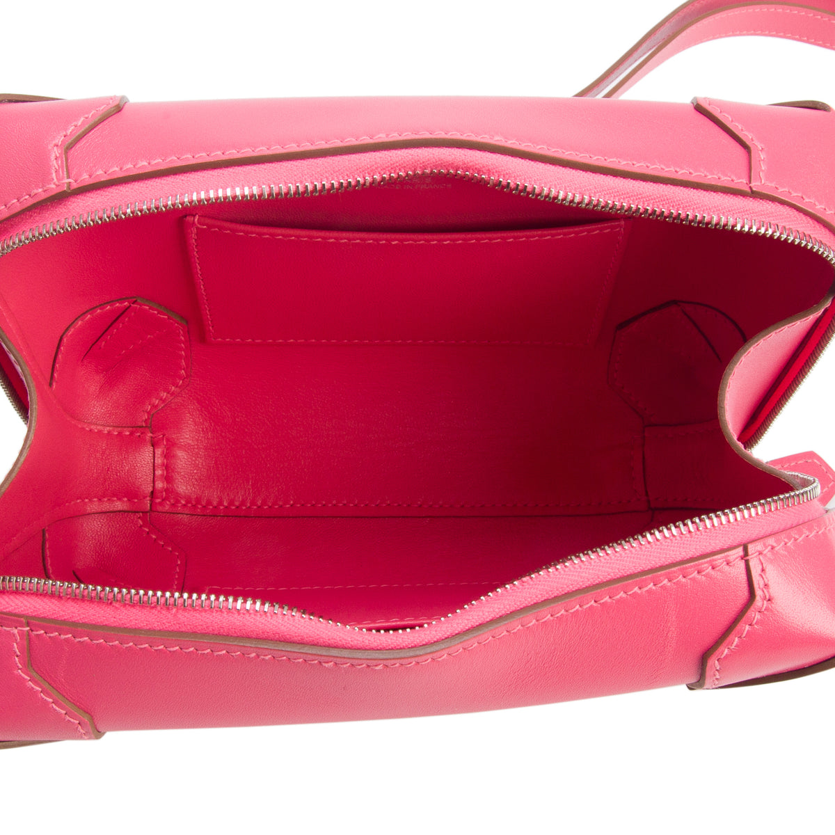 Hermes Rose Lipstick Tadelakt Mini Pochette Maxibox w/ Box