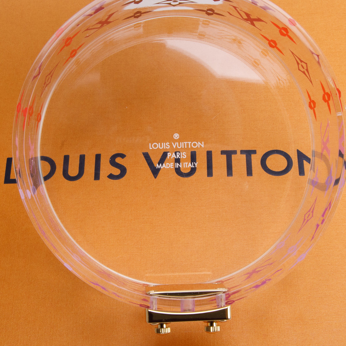 Louis Vuitton 2021 Multicolor Plexiglass Scott Box w/ Box