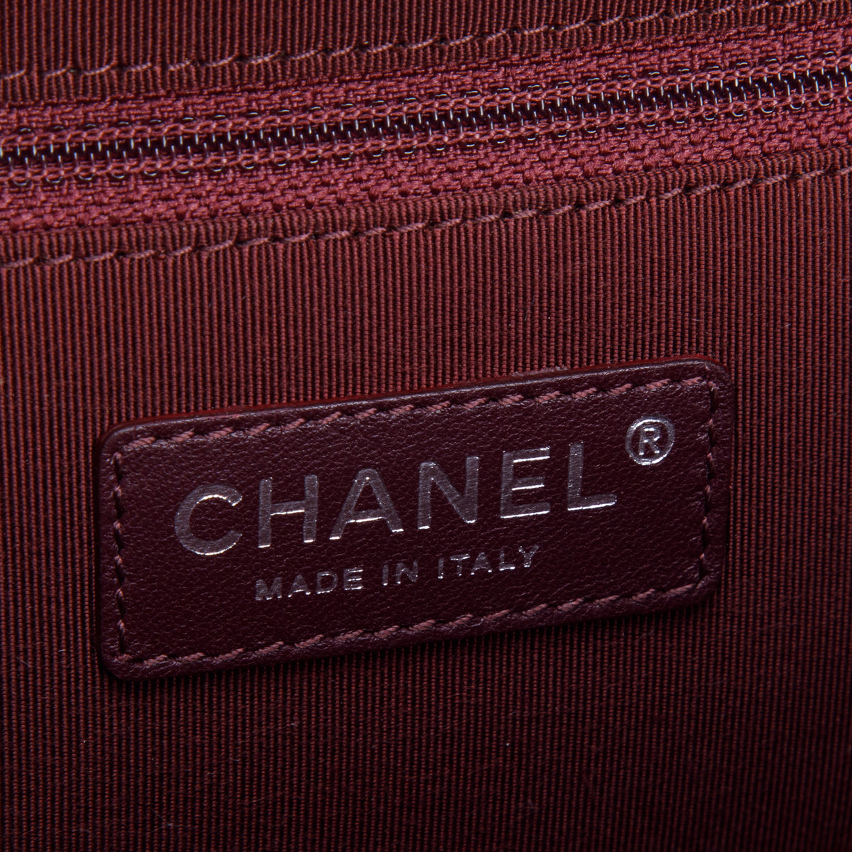 Chanel Red Lambskin Quilted Small Coco Boy Camera Bag w/ Authenticity Card