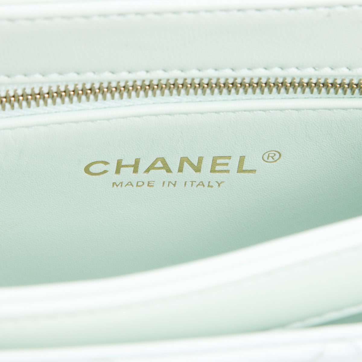 Chanel Green Quilted Lambskin Trendy CC Mini Top Handle Flap Bag