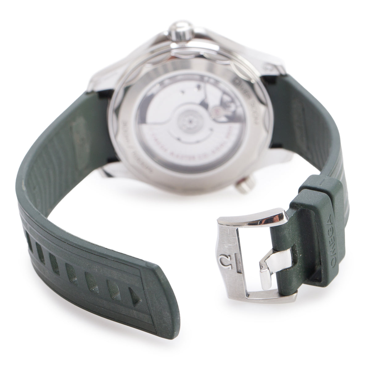 Omega 2024 Stainless Steel Seamaster Diver 300M Co-Axial Master Chronometer 42 MM Automatic Watch Green Dial w/ Box & Papers