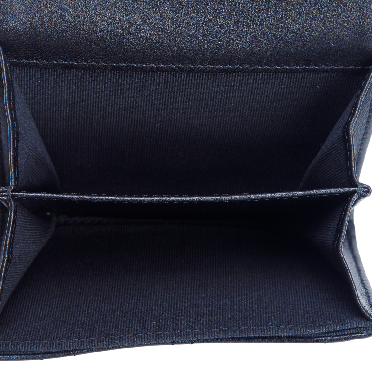Chanel Lambskin Quilted Flap Baguette Crystal Card Holder