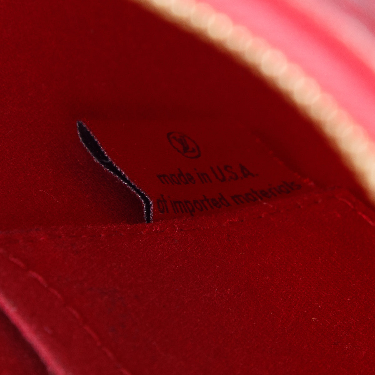 Louis Vuitton Red Vernis Alma BB w/ Strap