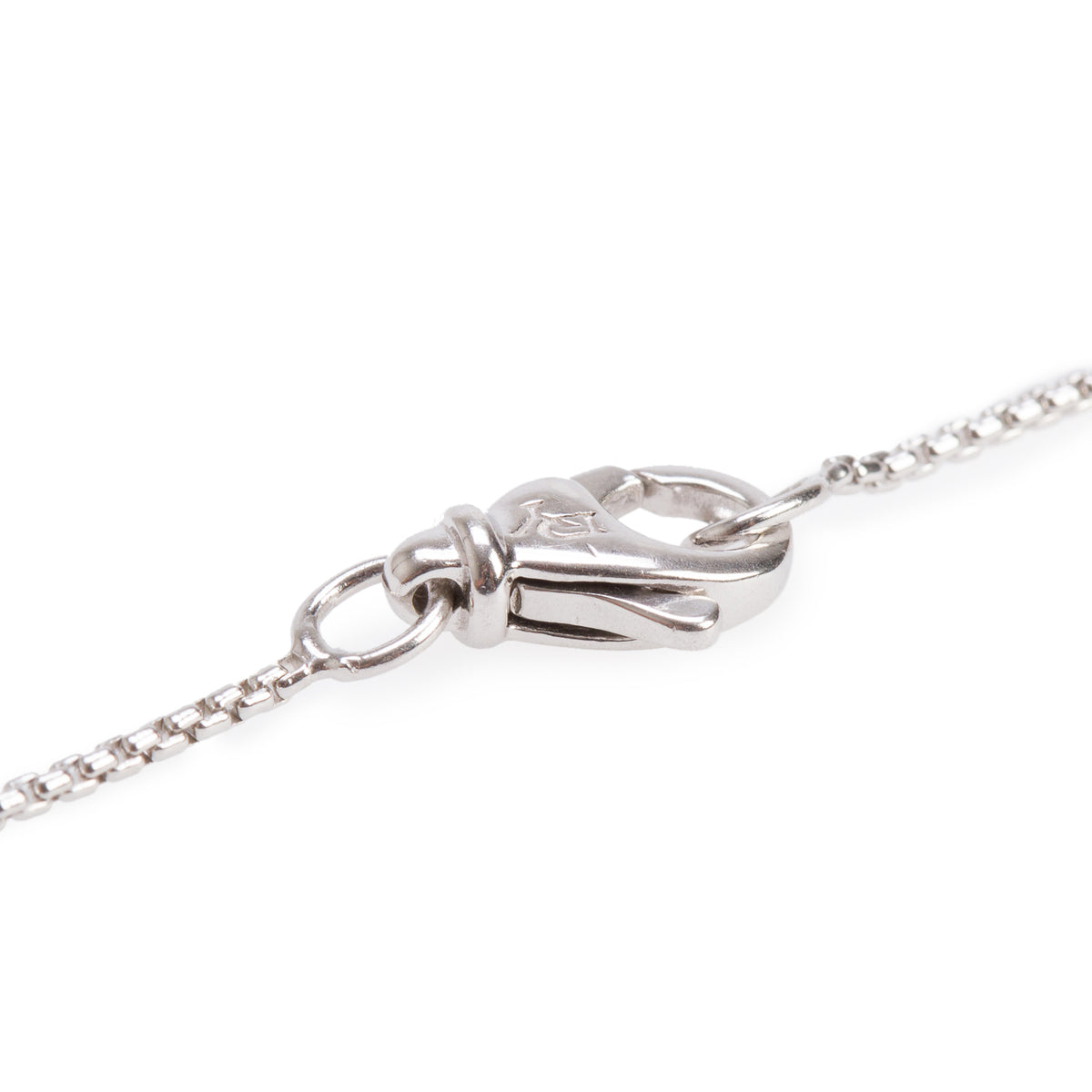 David Yurman Sterling Diamond Confetti Round Pendant Necklace