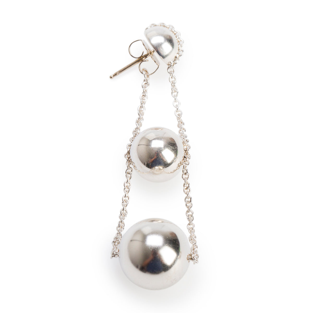 Tiffany & Co. Sterling Silver HardWear Triple Drop Earrings