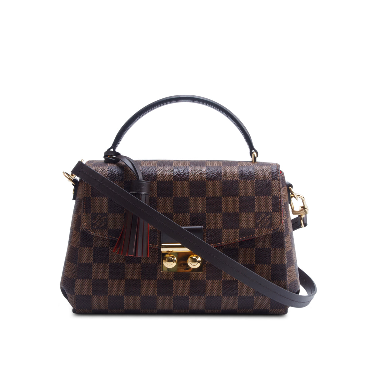 Louis Vuitton Damier Ebene Croisette w/ Box & Strap