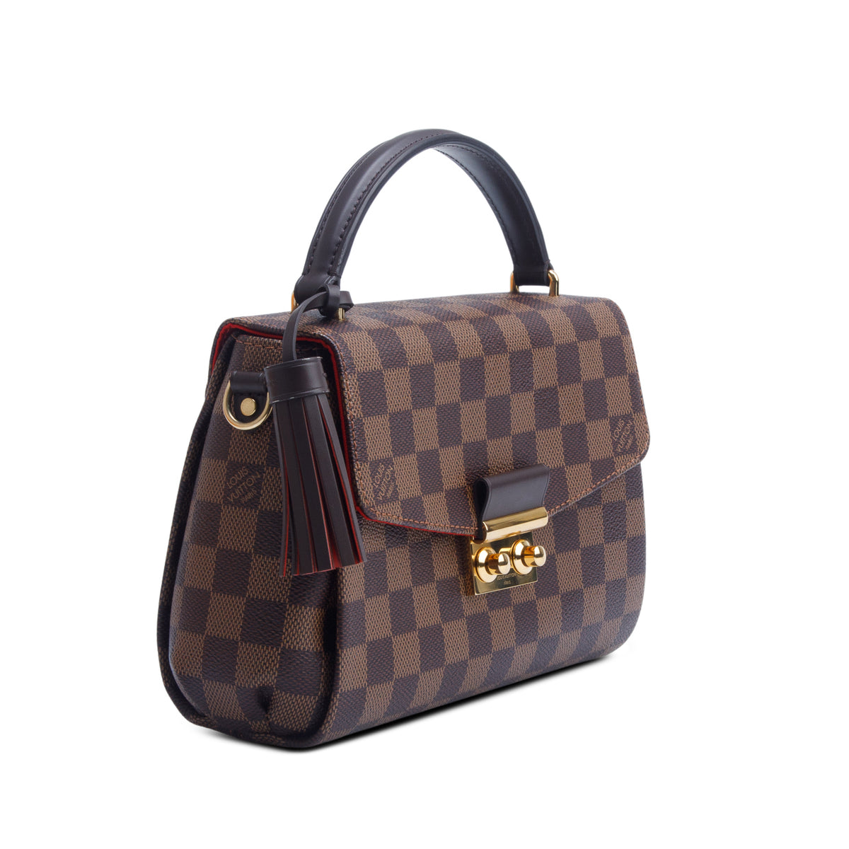 Louis Vuitton Damier Ebene Croisette w/ Box & Strap