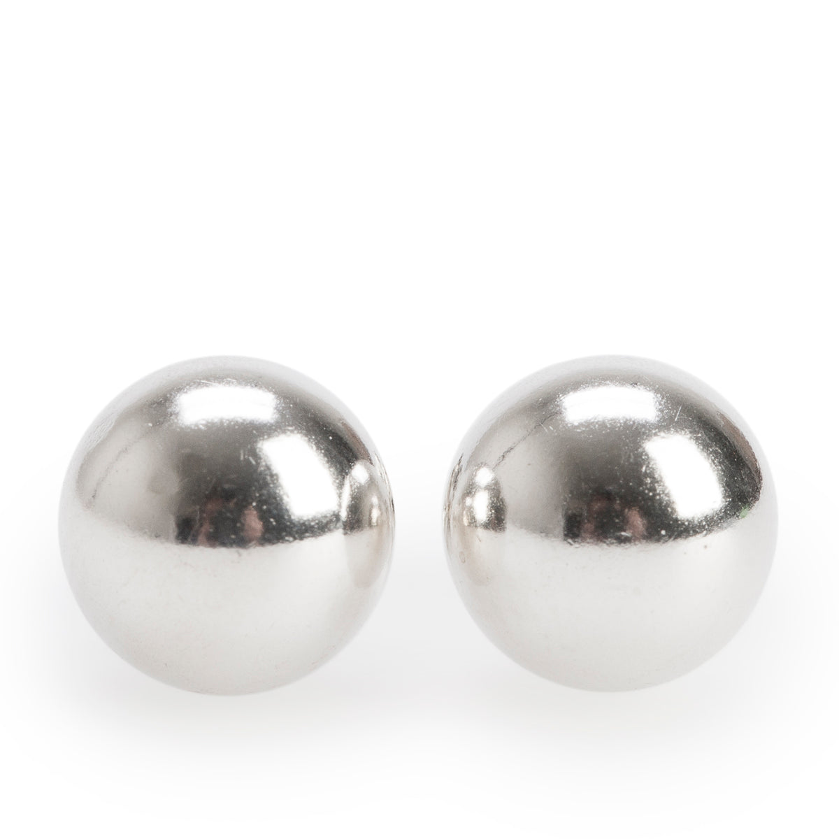 Tiffany & Co. Sterling Silver HardWear 8 MM Ball Earrings