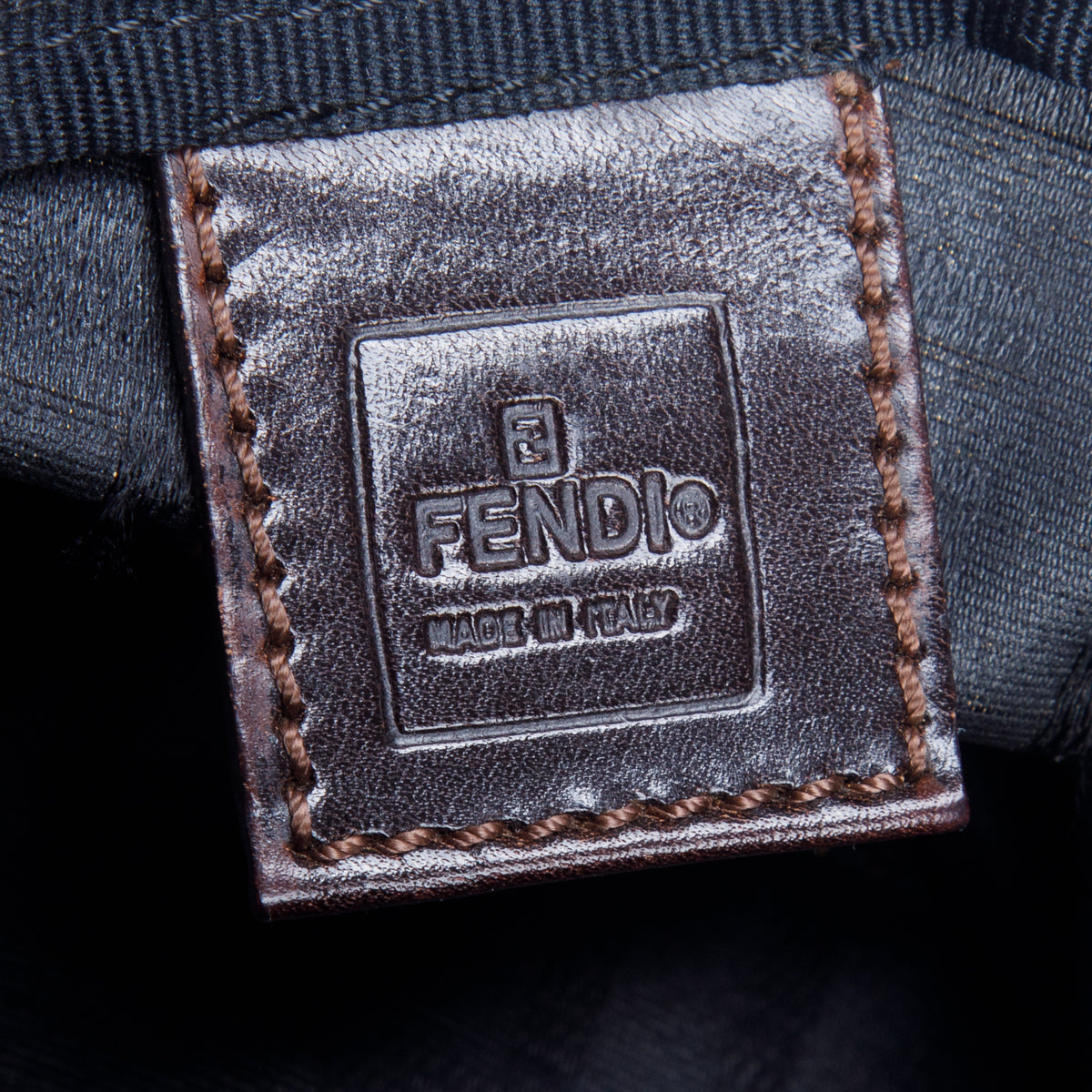 Fendi Brown Zucca FF Canvas Small Foldable Tote