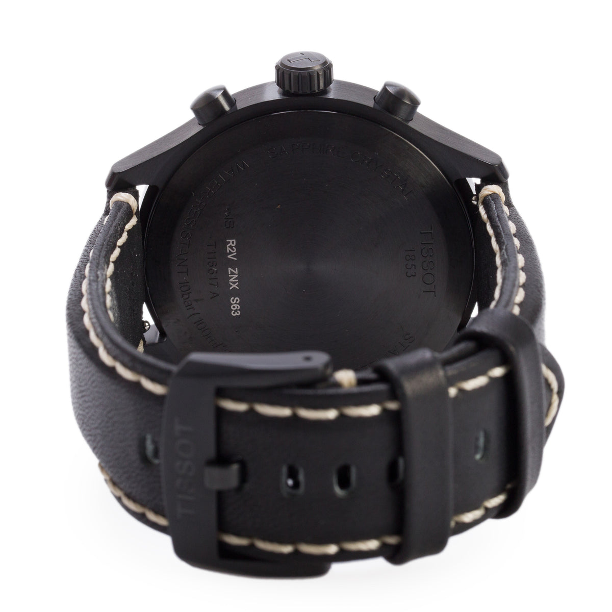 Tissot 2021 Black PVD Stainless Steel 45 MM Chrono XL Quartz Watch Black Dial w/ Box & Papers