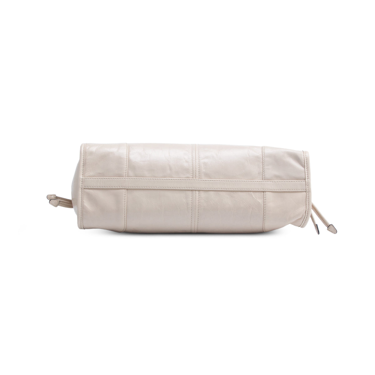 Prada Beige Shiny Nappa Medium Bonnie Shoulder Bag