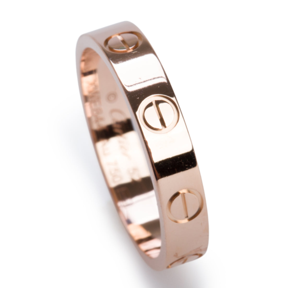 Cartier 2024 18k Rose Gold 3.6 MM Love Wedding Band Ring, Size 52 6 w/ Box & Certificate