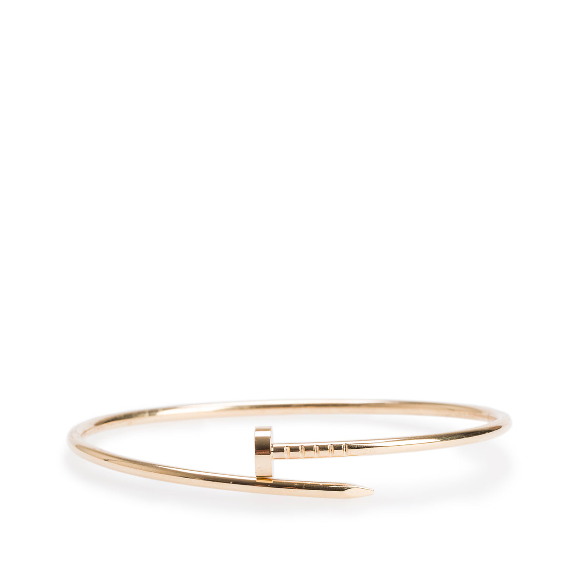 Cartier 2022 18k Yellow Gold Juste Un Clou Bracelet, Small Model Size 18 w/ Box, Receipt & Certificate