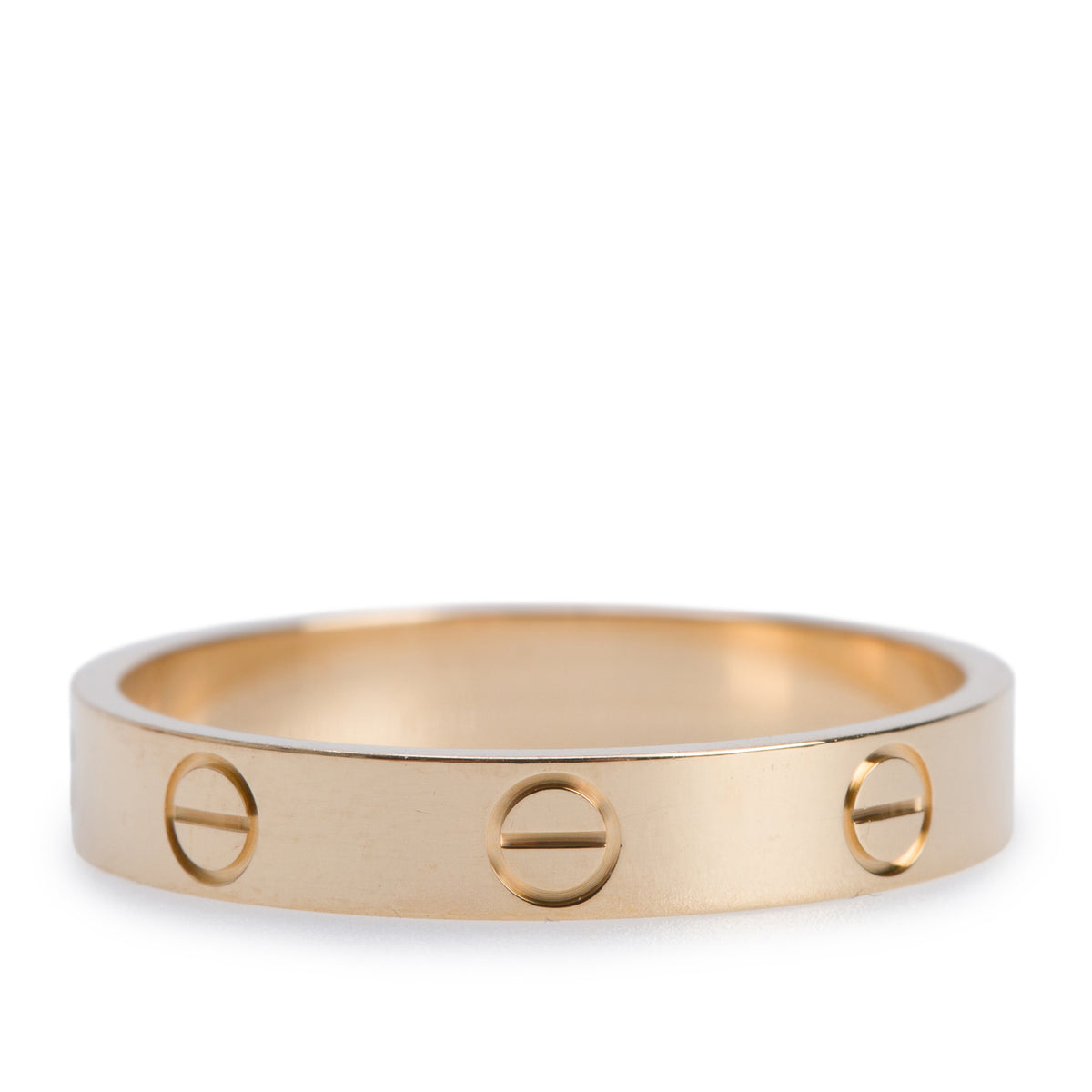 Cartier 2025 18k Yellow Gold 3.6 mm Love Wedding Band Ring, Small Model Size 59 8.75 w/ Receipt & Certificate