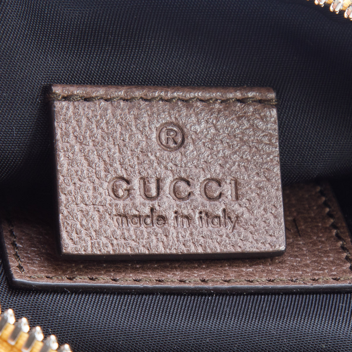 Gucci x The North Face Black Econyl Nylon Logo Belt Bag w/ Box