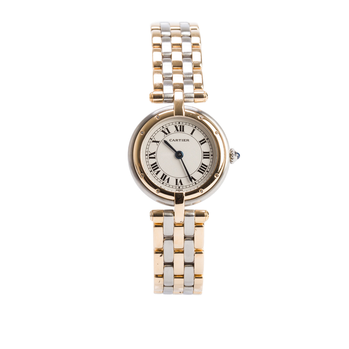 Cartier Stainless Steel & 18k Yellow Gold Panthere De Cartier Vendome 24 MM Quartz Watch