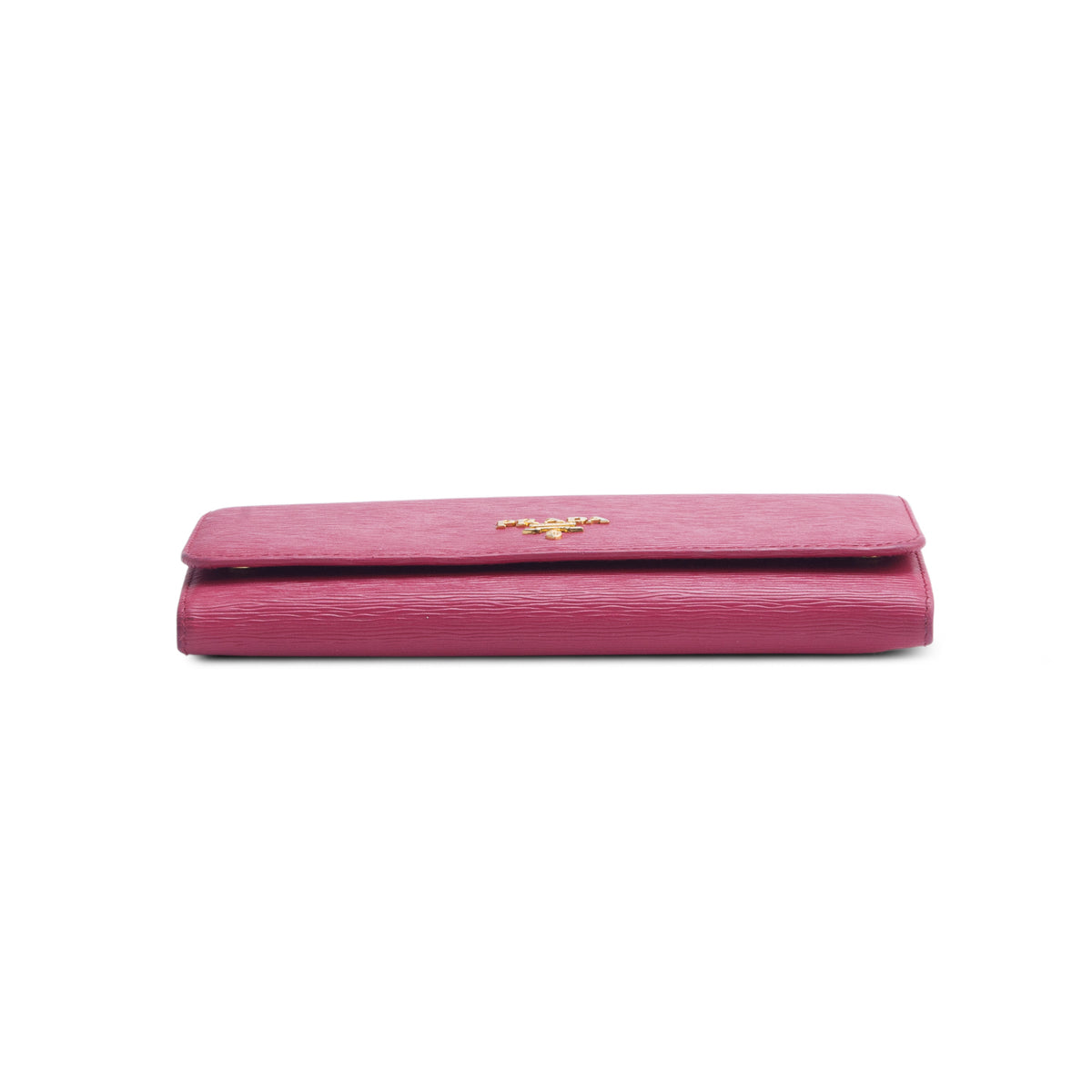 Prada Pink Vitello Move Continental Flap Wallet w/ Box, Insert & Authenticity Card