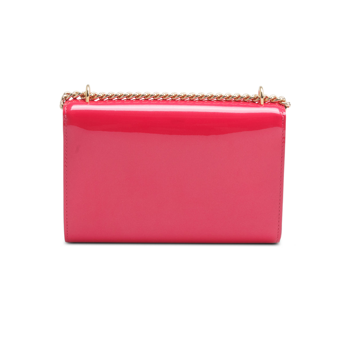Louis Vuitton Pink Patent Leather Chain Louise MM
