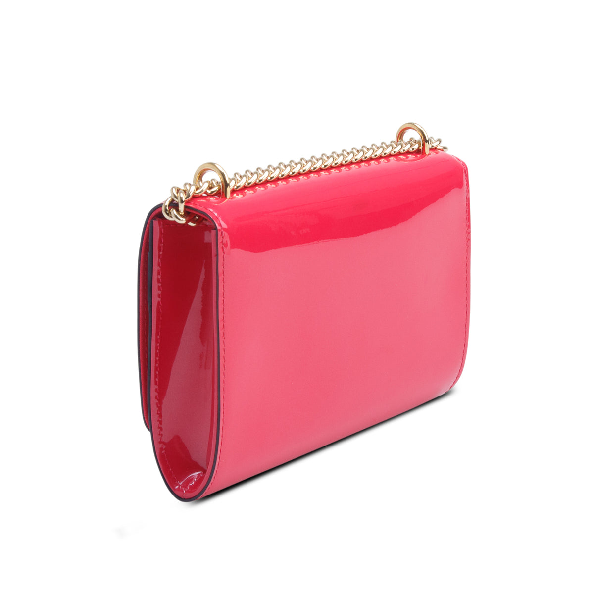 Louis Vuitton Pink Patent Leather Chain Louise MM