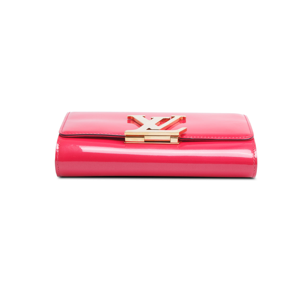 Louis Vuitton Pink Patent Leather Chain Louise MM