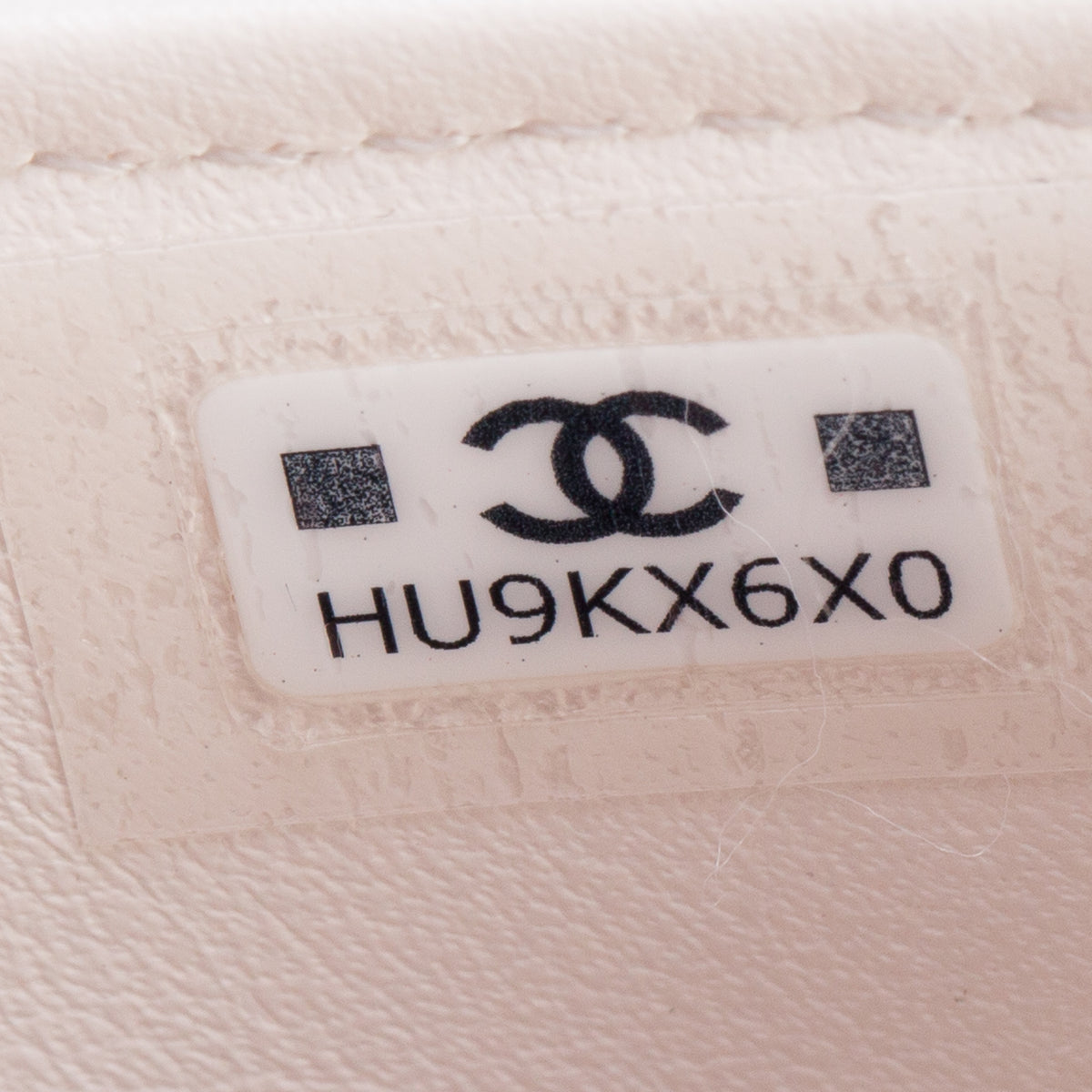 Chanel 2026 White Shiny Caviar Mini Preppy Coco Shoulder Bag w/ Box & Receipt