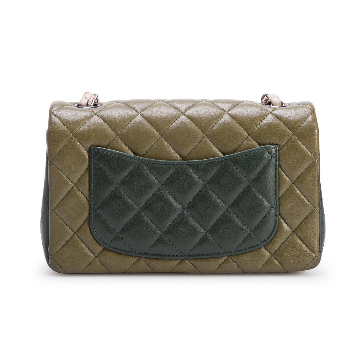 Chanel Tri-Color Lambskin Quilted Mini Rectangular Flap Bag w/ Box, Authenticity Card & Receipt