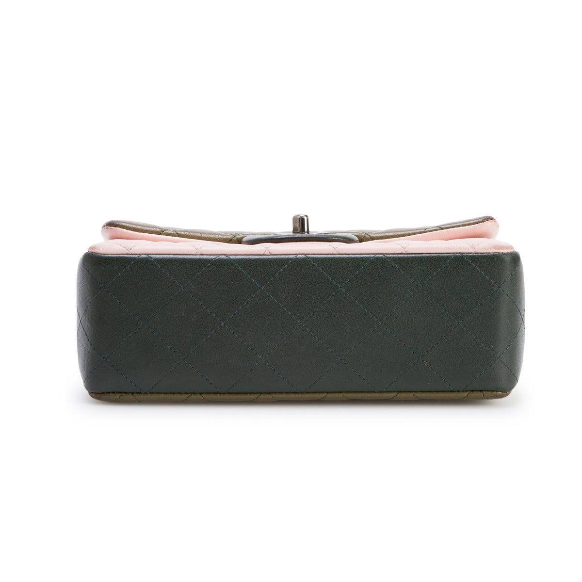 Chanel Tri-Color Lambskin Quilted Mini Rectangular Flap Bag w/ Box, Authenticity Card & Receipt