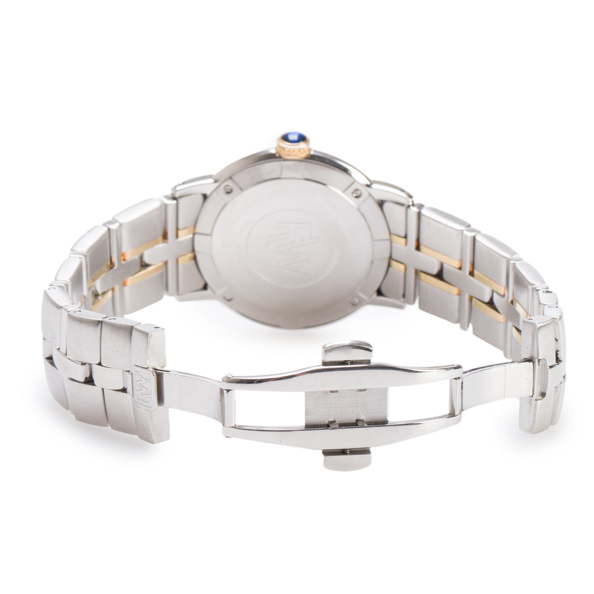 Raymond Weil Two-Tone Stainless Steel Parsifal 387 MM Quartz Watch White Dial