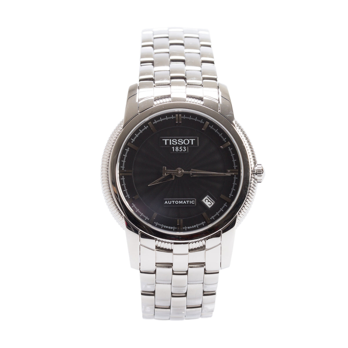 Tissot Stainless Steel Ballade III 39 MM Automatic Watch Black Dial